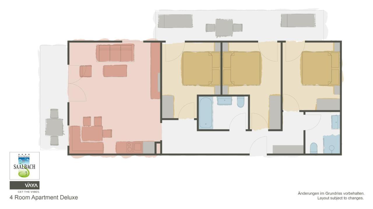 Residence Saalbach By Vaya Inklusive Joker Card Esterno foto